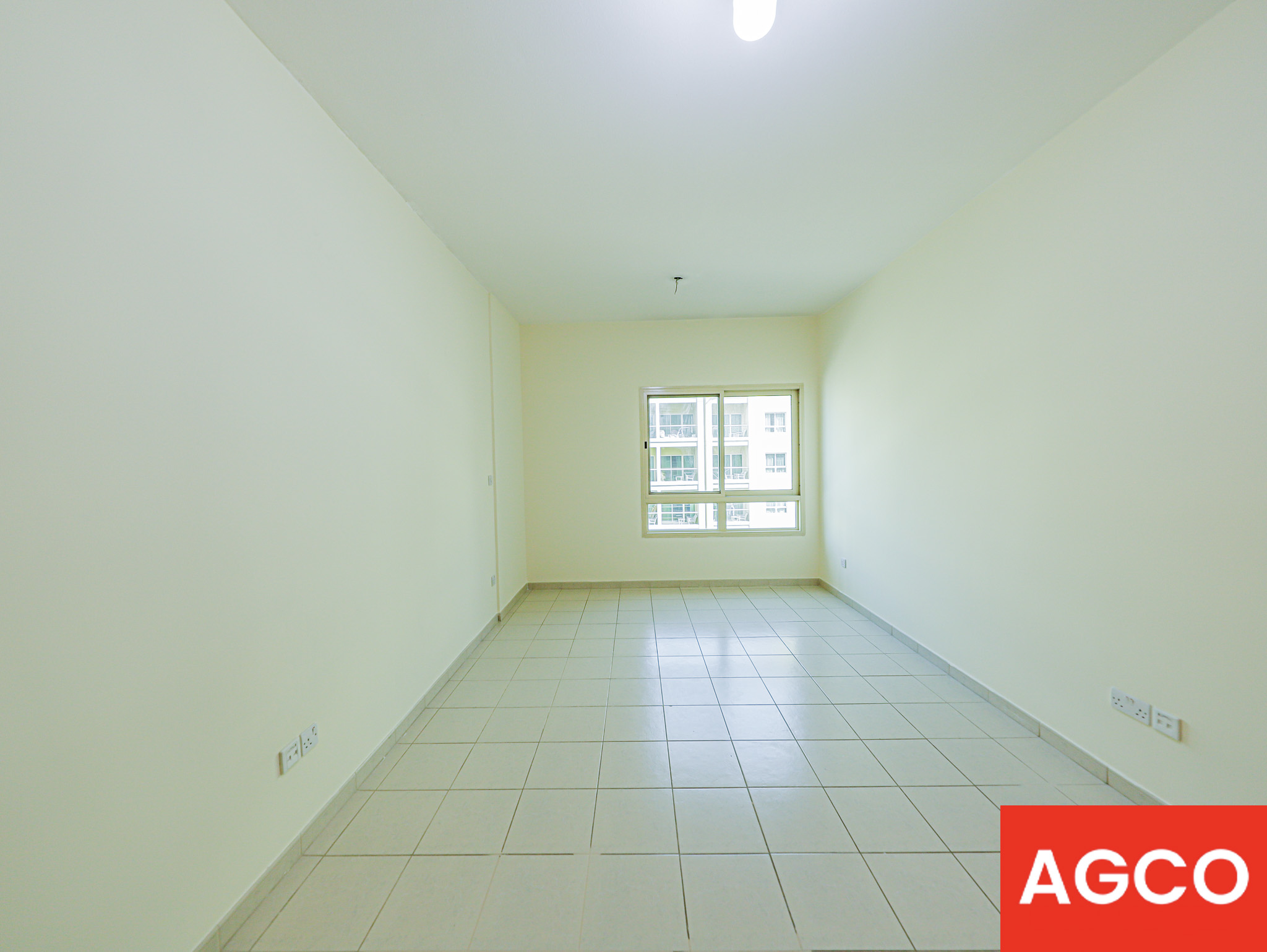 Vacant apartment with balcony, neat and clean