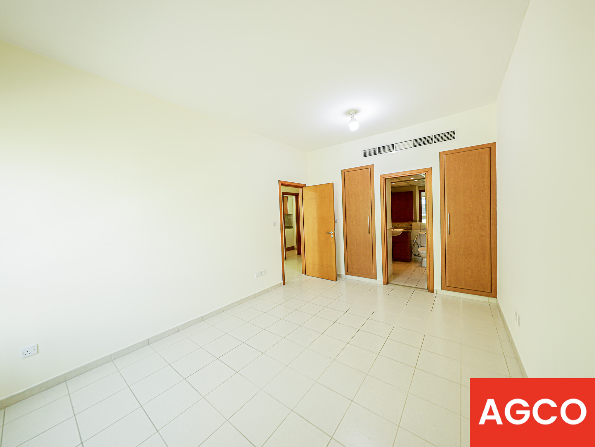 Vacant apartment with balcony, neat and clean